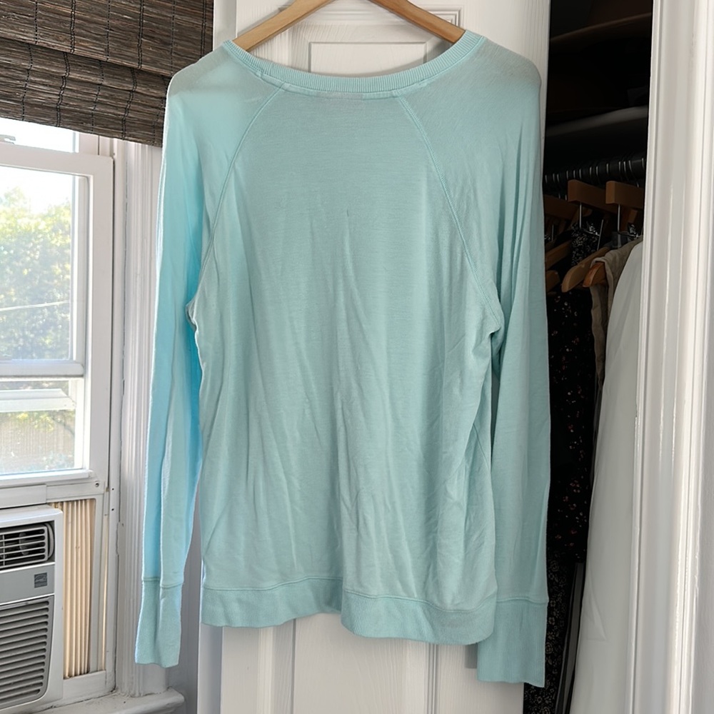 Athleta Light Blue Pullover - image 4